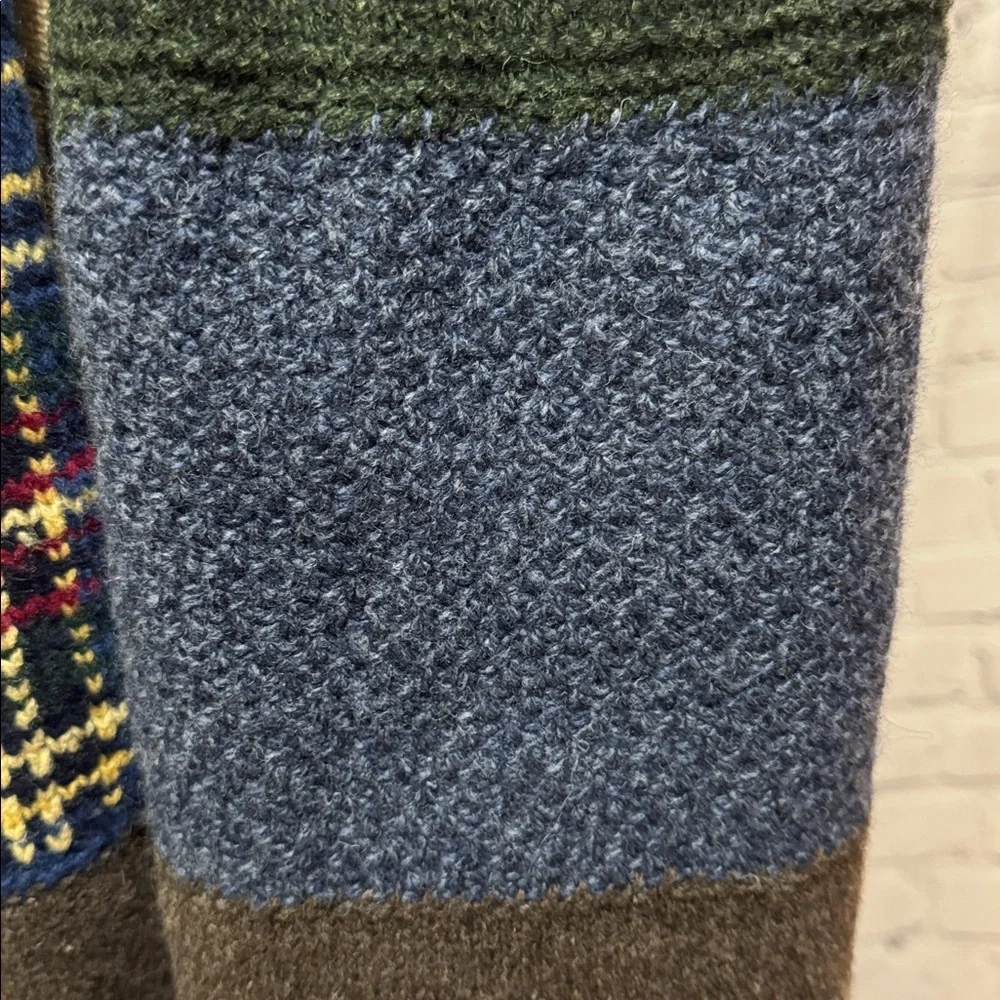 Vintage Napapijri Scarf wool blend with Red Cross Patch